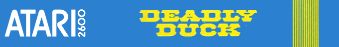 Deadly Duck logo for Atari 2600